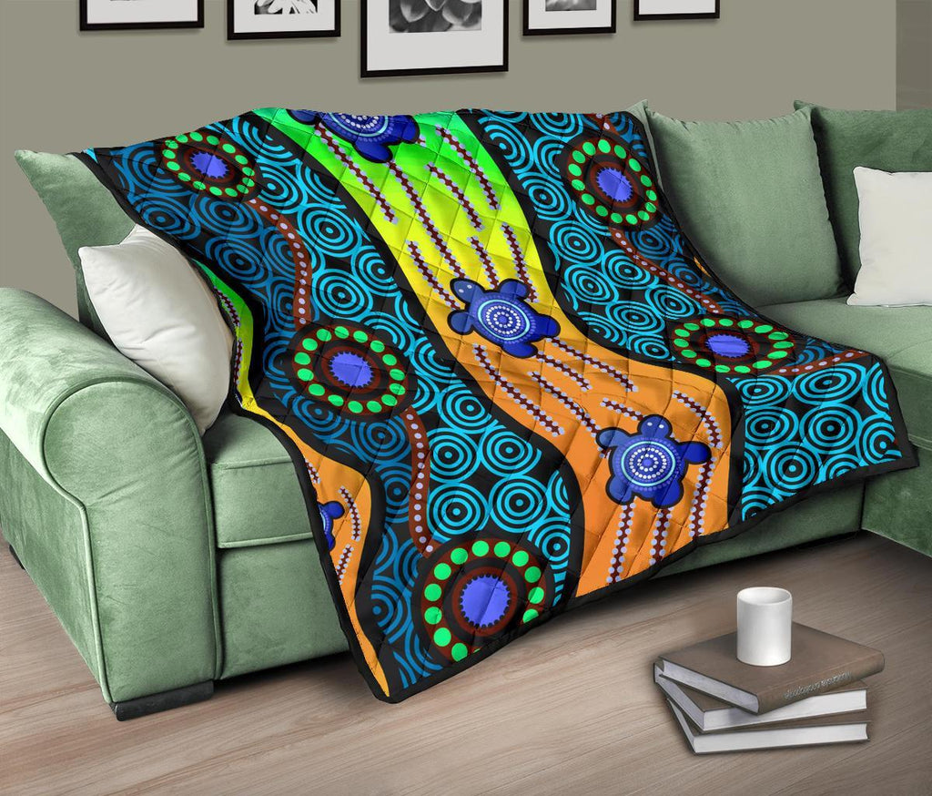 premium-quilt-aboriginal-turtle