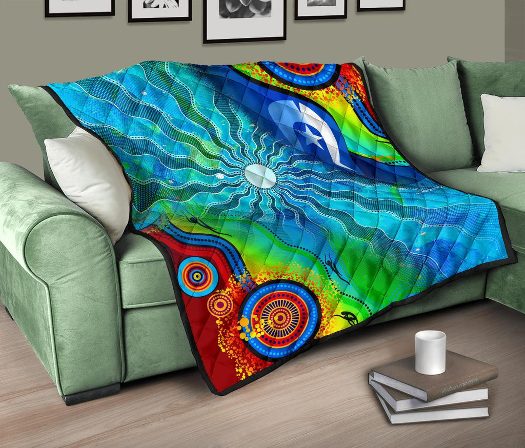 premium-quilt-torres-strait-islanders-flag-with-aboriginal-patterns-quilt