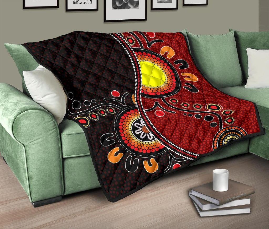 aboriginal-premium-quilt-australia-flag-dot-painting-art