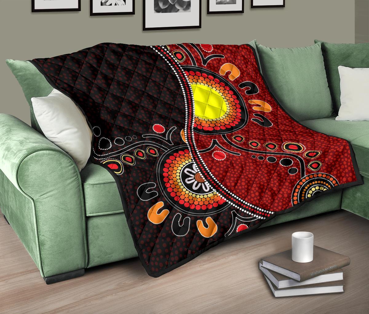 aboriginal-premium-quilt-australia-flag-dot-painting-art