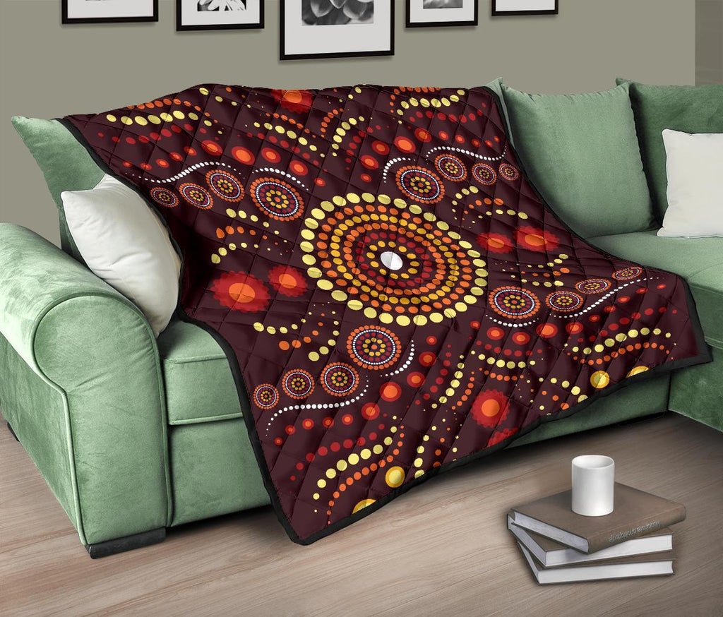 aboriginal-premium-quilt-indegenous-dot-painting-art