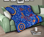 aboriginal-premium-quilt-indigenous-footprint-patterns-blue-color