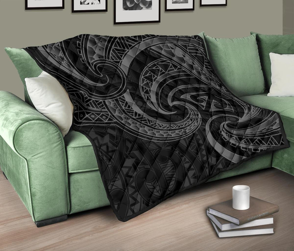 new-zealand-maori-mangopare-premium-quilt-polynesian-black