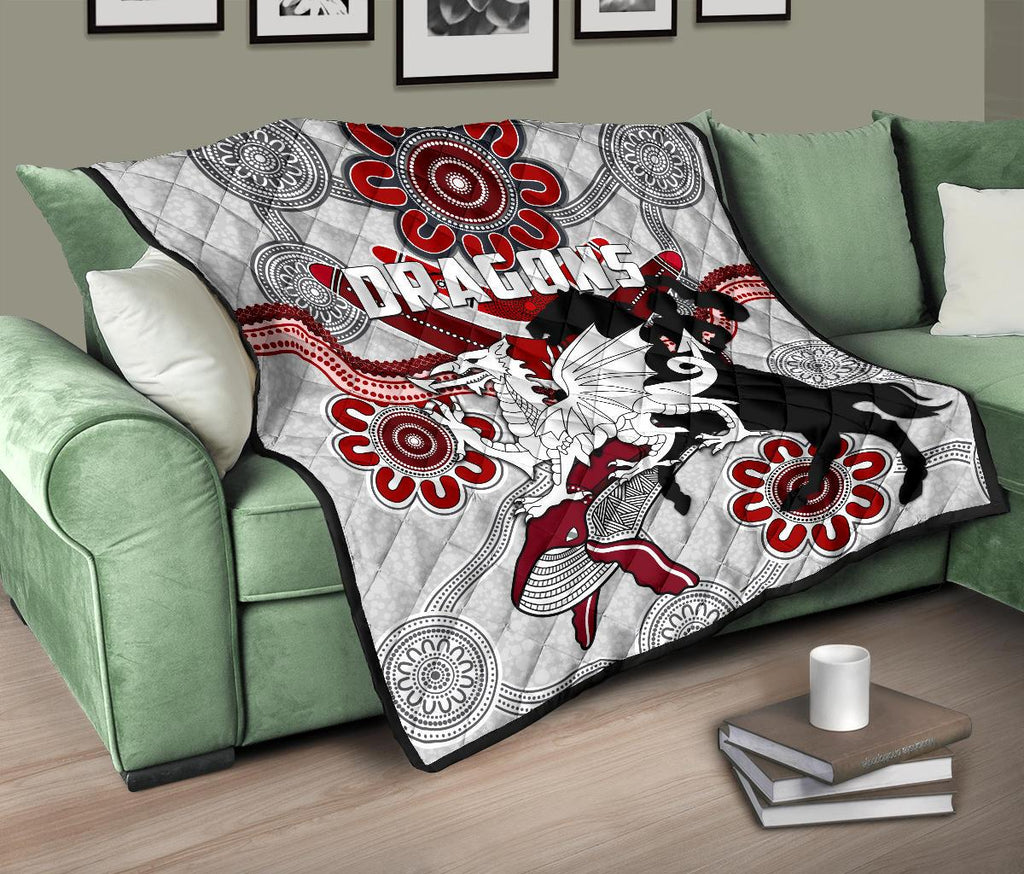 dragons-premium-quilt-st-george-indigenous-white