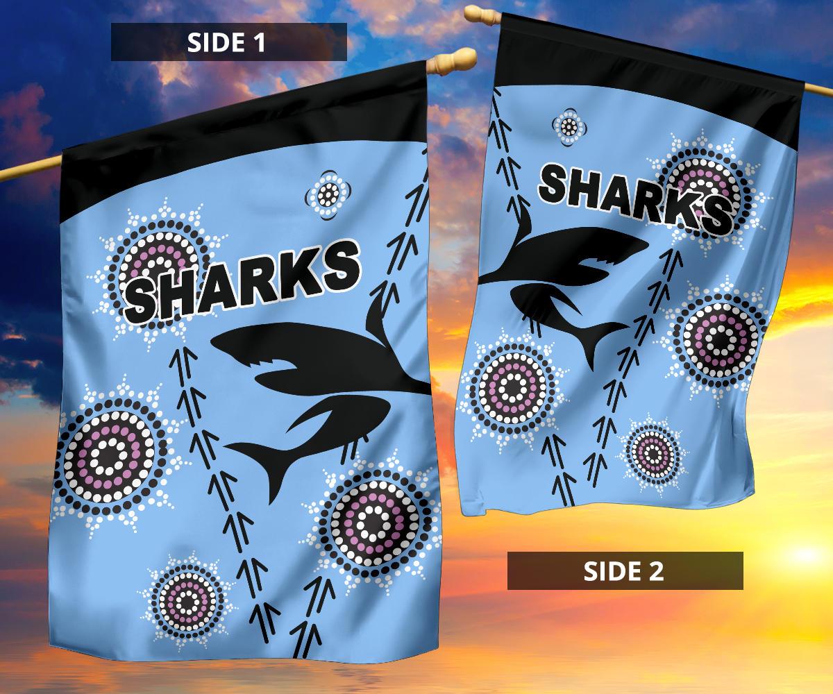 cronulla-flag-sharks-simple-indigenous-blue