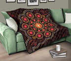 aboriginal-premium-quilt-australian-colorful-flower-dot-painting-art