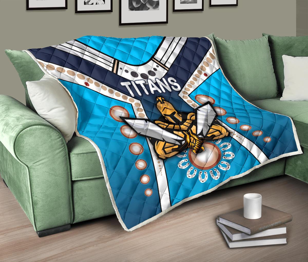 gold-coast-premium-quilt-titans-gladiator-simple-indigenous