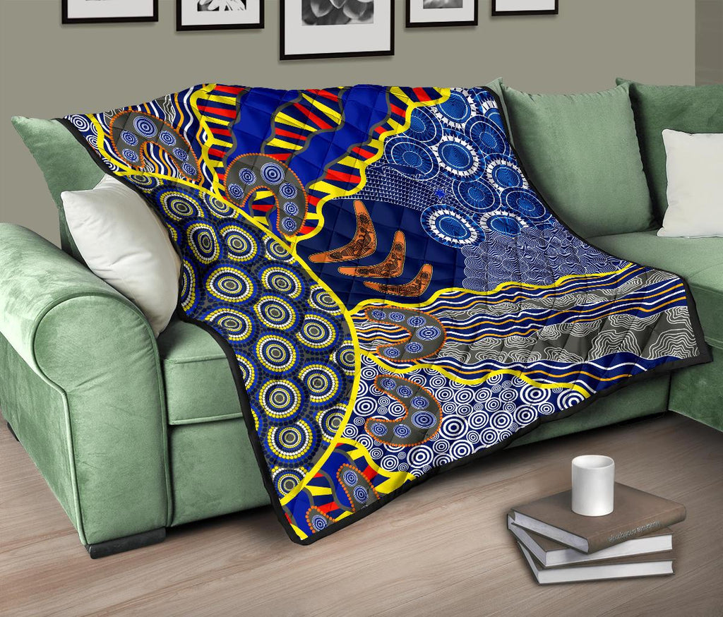 aboriginal-premium-quilt-australian-boomerang-dot-painting-art