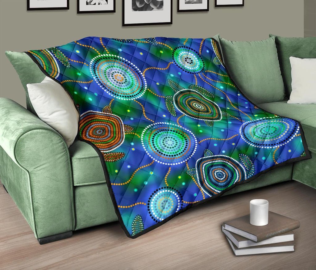 aboriginal-premium-quilt-indigenous-turtle-dreaming