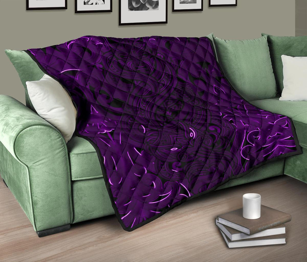 new-zealand-premium-quilt-maori-gods-tumatauenga-god-of-war-purple