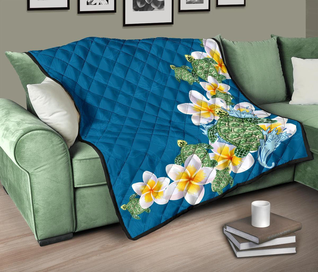 plumeria-sea-turtle-premium-quilt