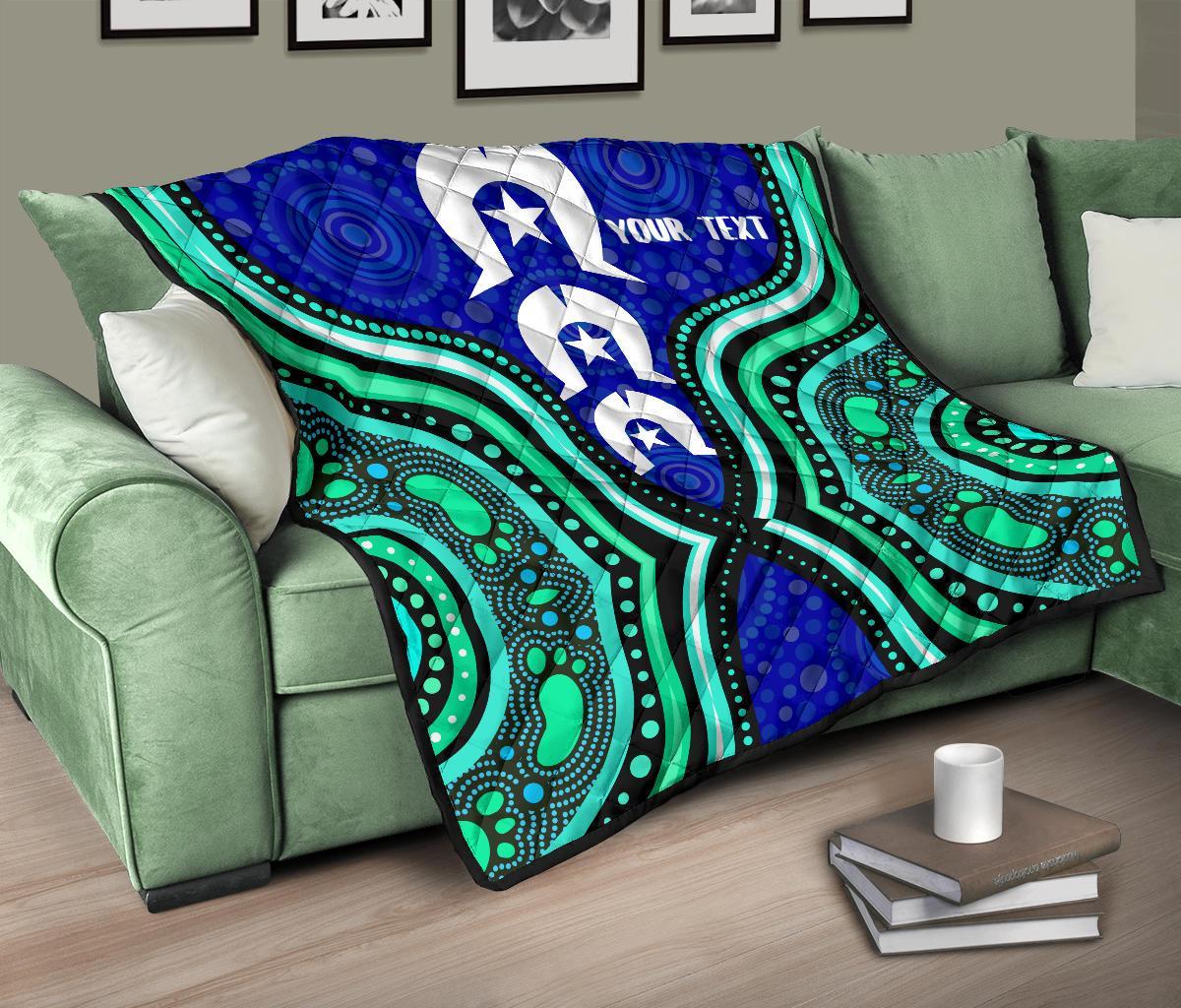 torres-strait-personalised-premium-quilt-torres-strait-symbol-and-aboriginal-patterns