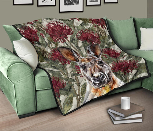 premium-quilts-kangaroo-quilts-waratah-painting