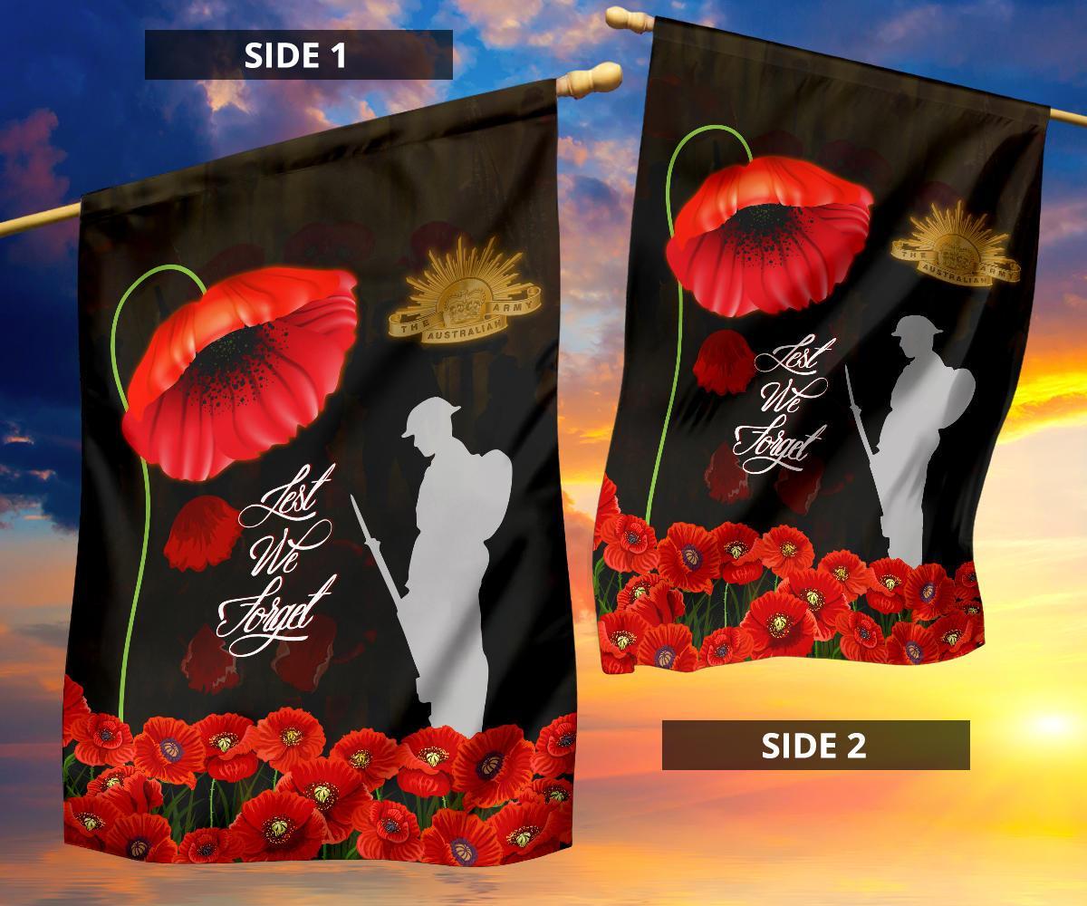 anzac-flag-remembrance-poppy-flowers