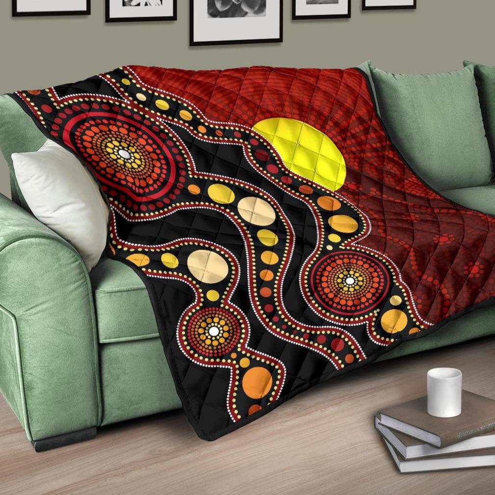 aboriginal-premium-quilt-australia-aboriginal-lives-matter-flag-circle-dot-painting-art-quilt