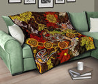 aboriginal-premium-quilt-kangaroo-and-lizard-dot-painting-art