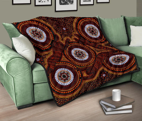 aboriginal-premium-quilt-aboriginal-human-dot-painting-art