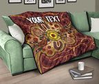 custom-aboriginal-premium-quilt-indigenous-lizard-dot-painting-art