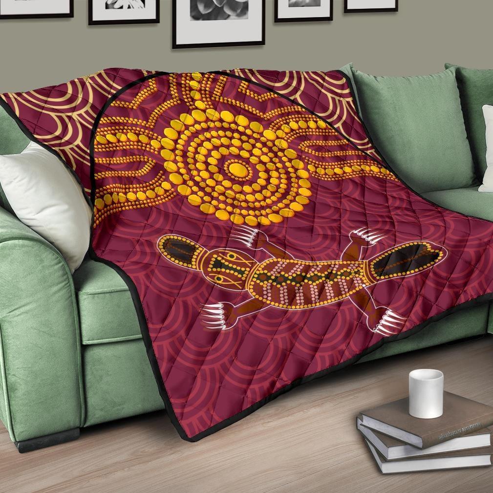 aboriginal-premium-quilt-aboriginal-platypus