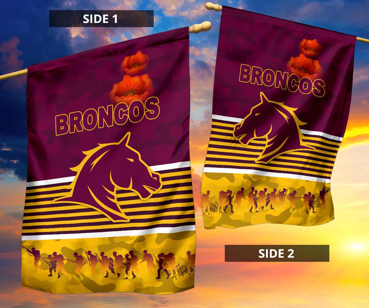 brisbane-broncos-flag-anzac-day-simple-style-maroon