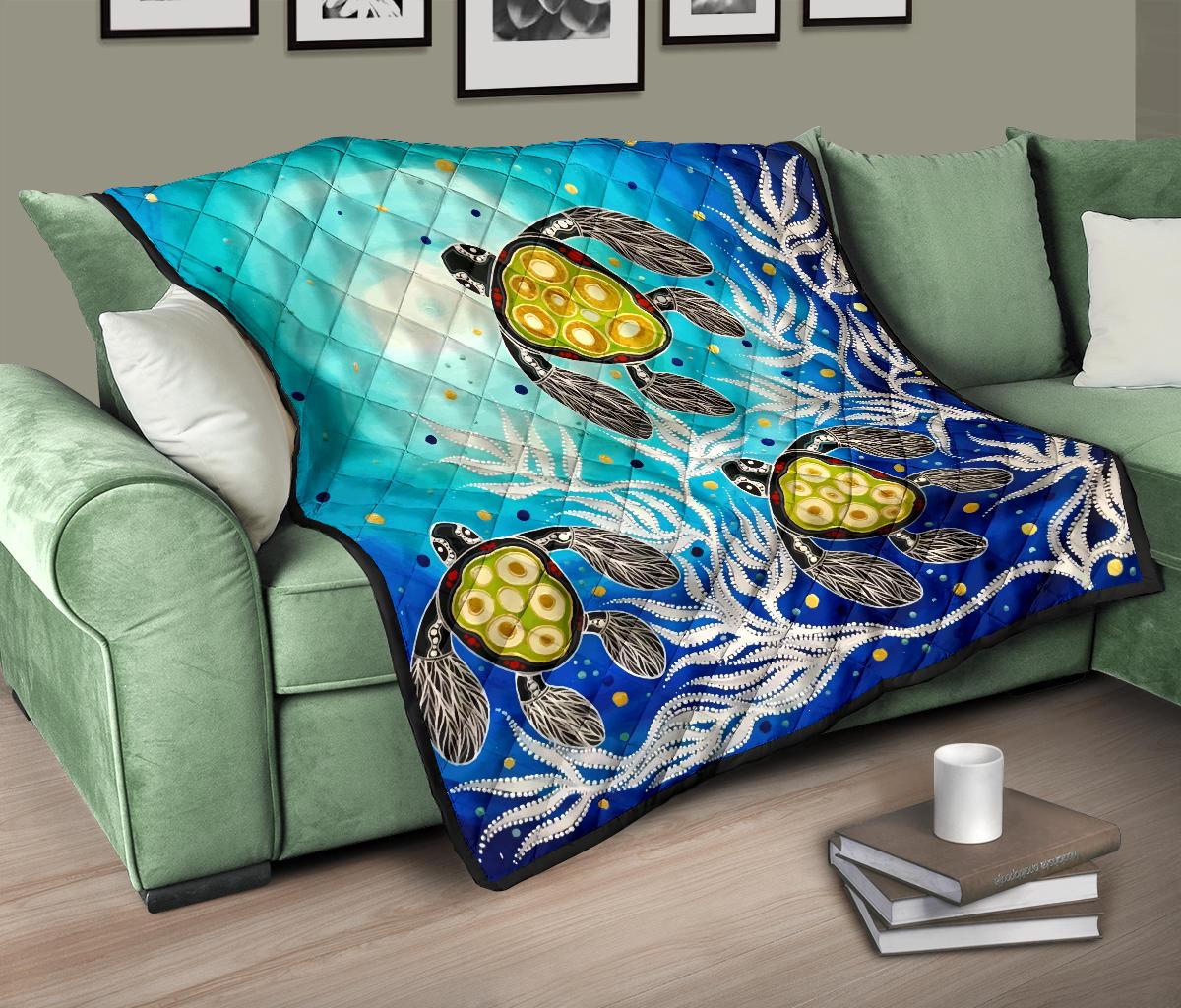 premium-quilt-aboriginal-turtle-art-quilt-set-towards-the-light