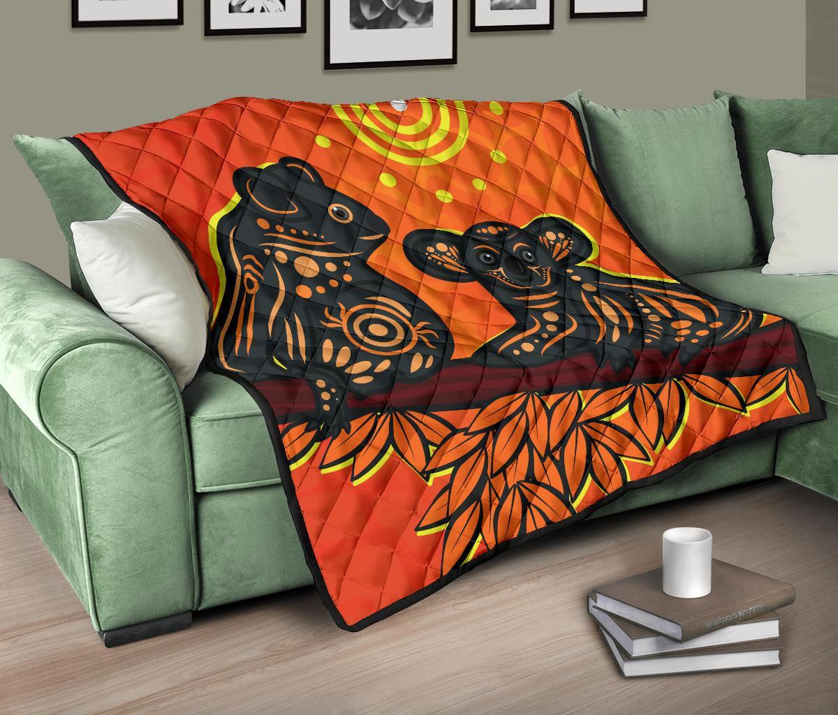 aboriginal-premium-quilt-aboriginal-dot-painting-art