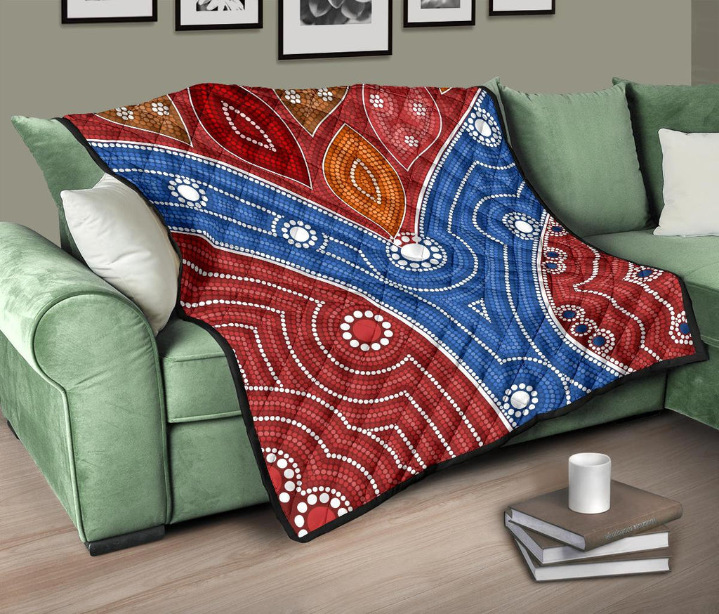 aboriginal-premium-quilt-australia-aboriginal-river