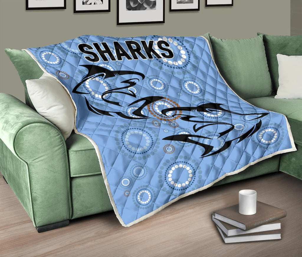 cronulla-premium-quilt-sharks-unique-indigenous