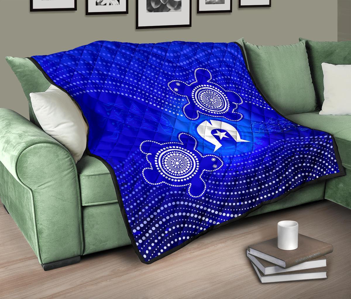 torres-strait-islanders-premium-quilt-torres-symbol-with-turtle
