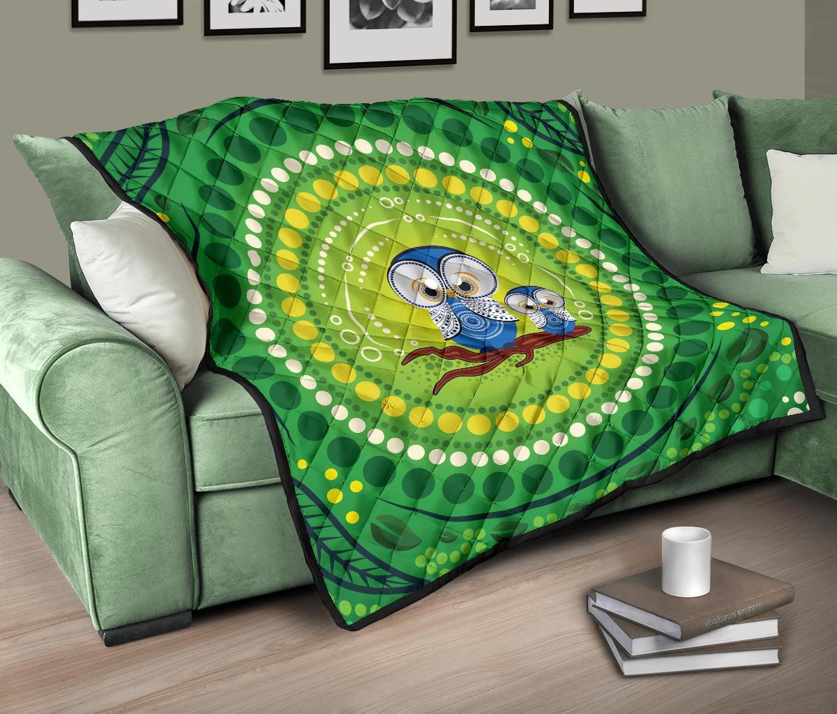 aboriginal-premium-quilt-indigenous-owl
