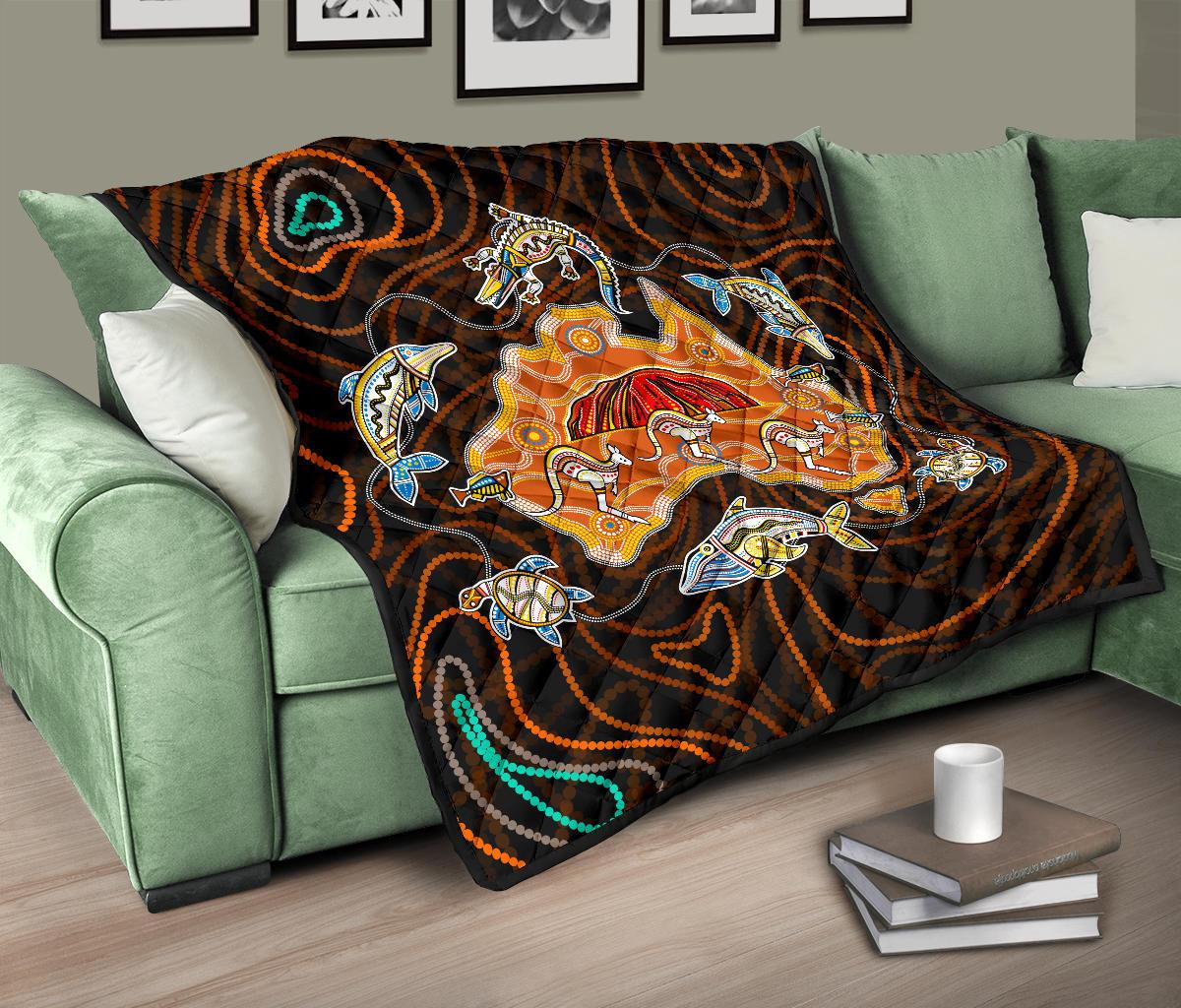 premium-quilt-australia-map-aboriginal-animals-quilt