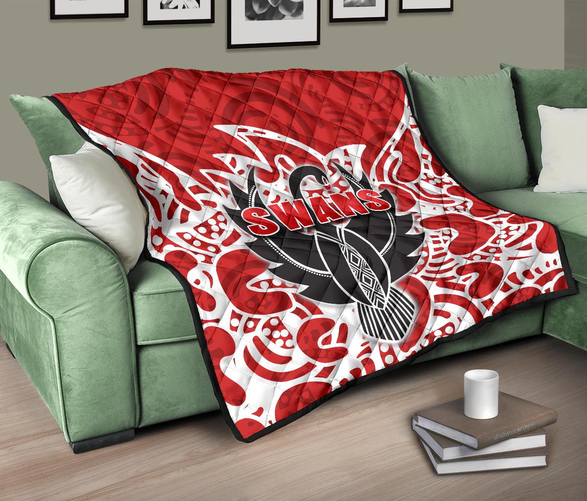 sydney-premium-quilt-simple-indigenous-swans