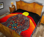 premium-quilt-aboriginal-sublimation-dot-pattern-style-red