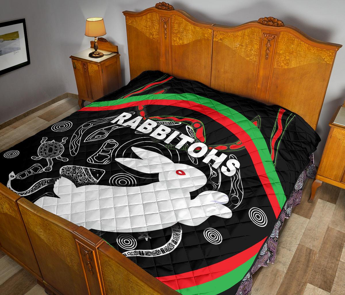 rabbitohs-premium-quilt-indigenous-mystery-vibes