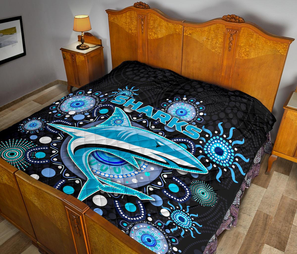 cronulla-premium-quilt-sharks-indigenous