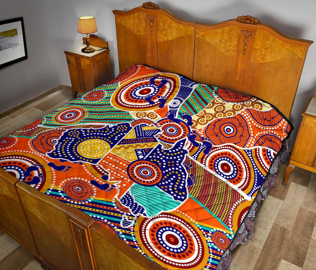 aboriginal-premium-quilt-australian-map-dot-painting