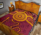 aboriginal-premium-quilt-aboriginal-snake-and-alligator