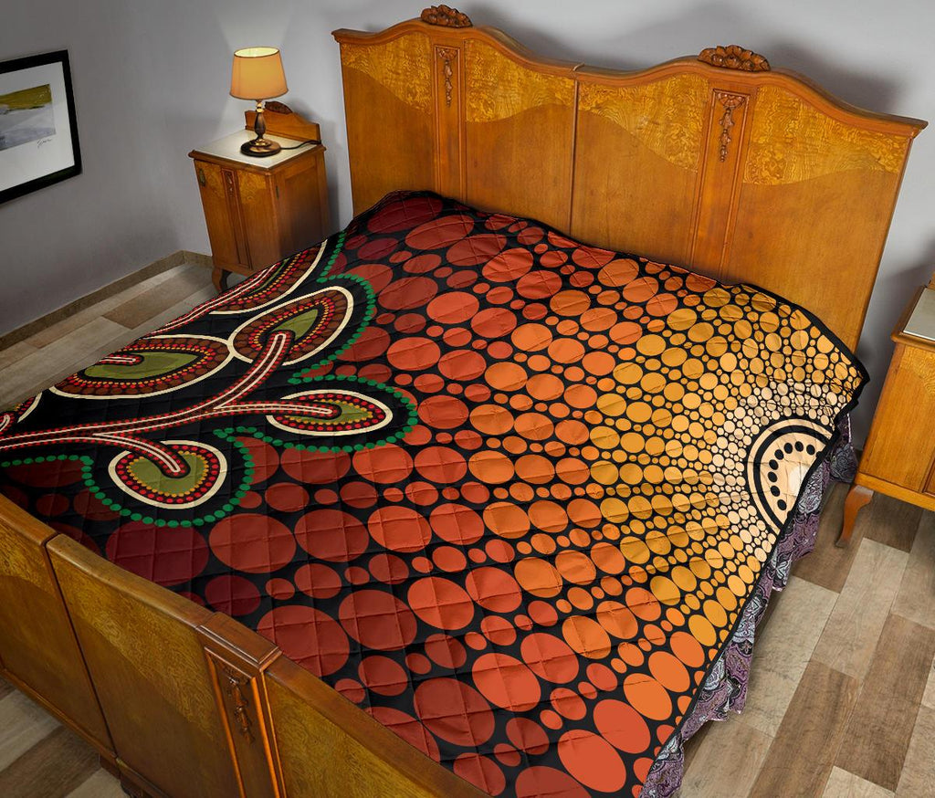 aboriginal-premium-quilt-australian-aboriginal-sunset