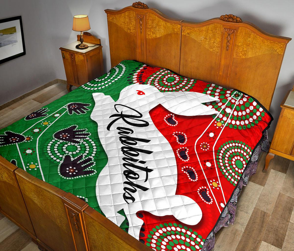 rabbitohs-forever-premium-quilt-indigenous