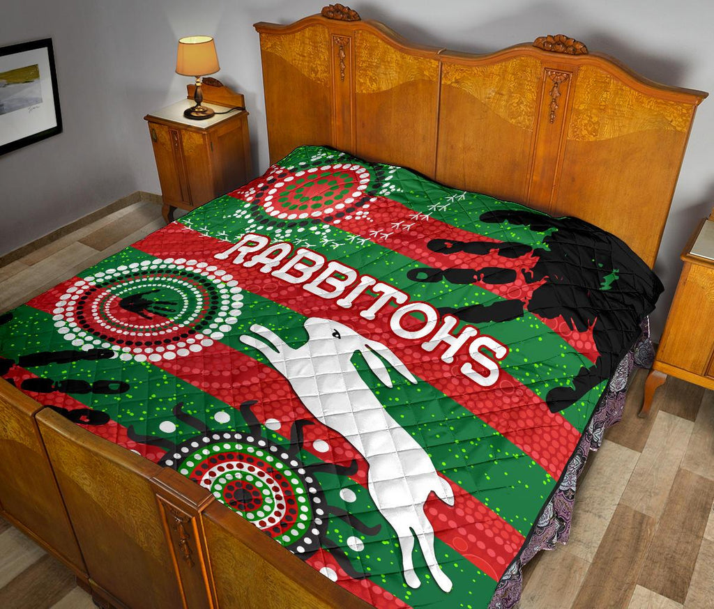 south-sydney-rabbitohs-indigenous-premium-quilt-country-style-no-1