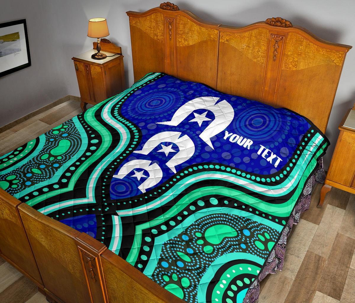 torres-strait-personalised-premium-quilt-torres-strait-symbol-and-aboriginal-patterns