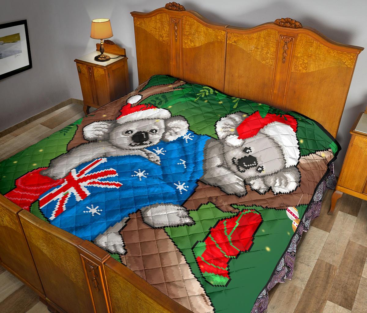 christmas-premium-quilt-australia-flag-with-koala-ugly-christmas