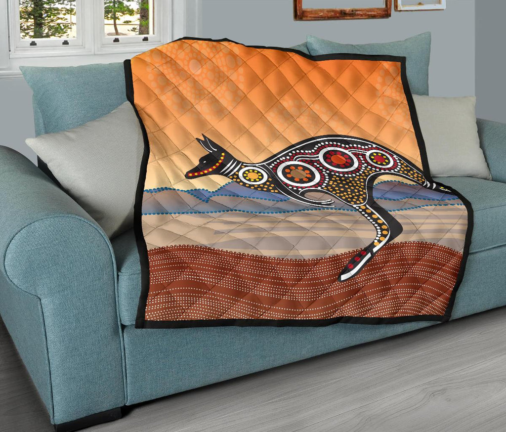premium-quilts-kangaroo-quilts-aboriginal-dot-painting