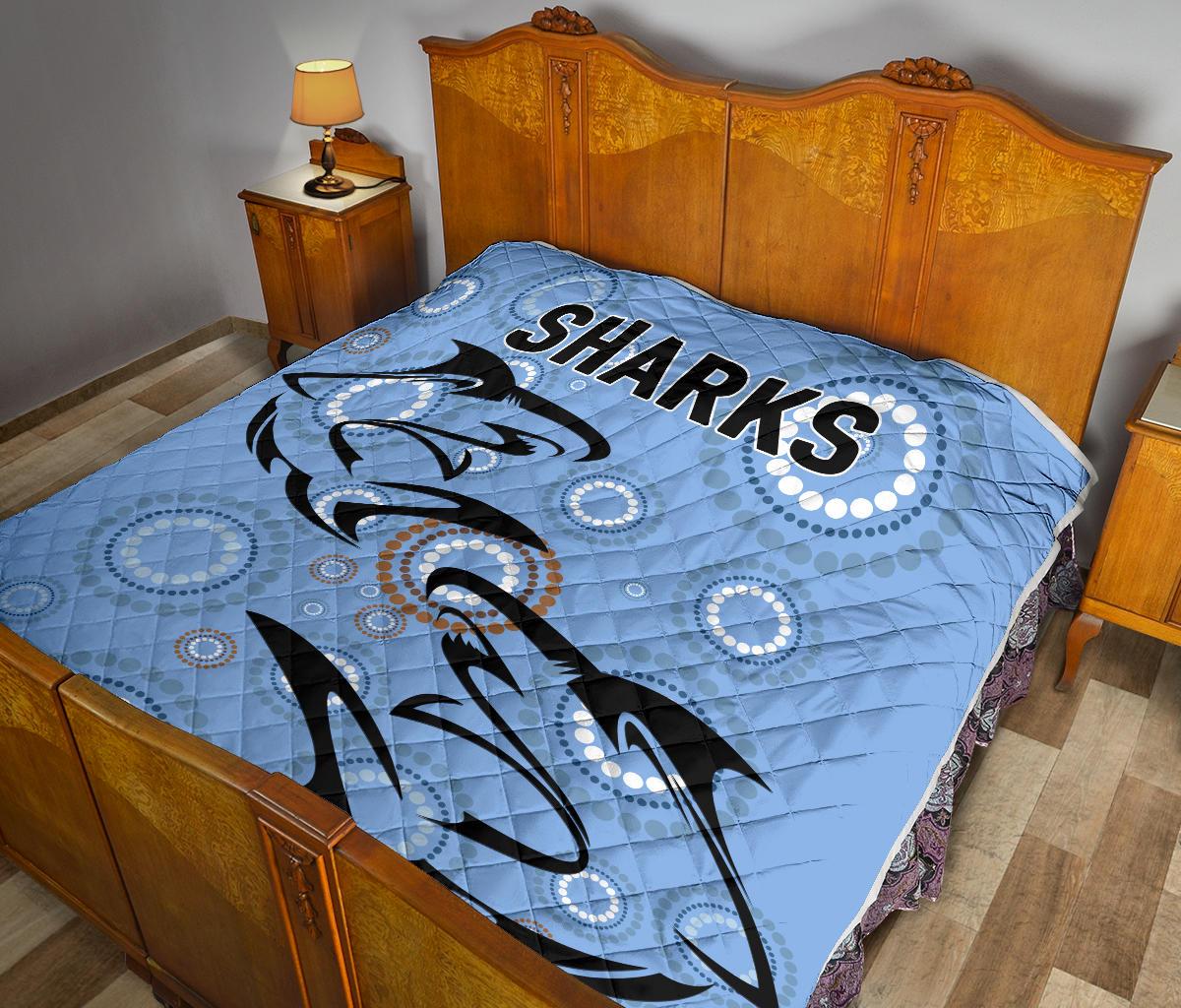 cronulla-premium-quilt-sharks-unique-indigenous