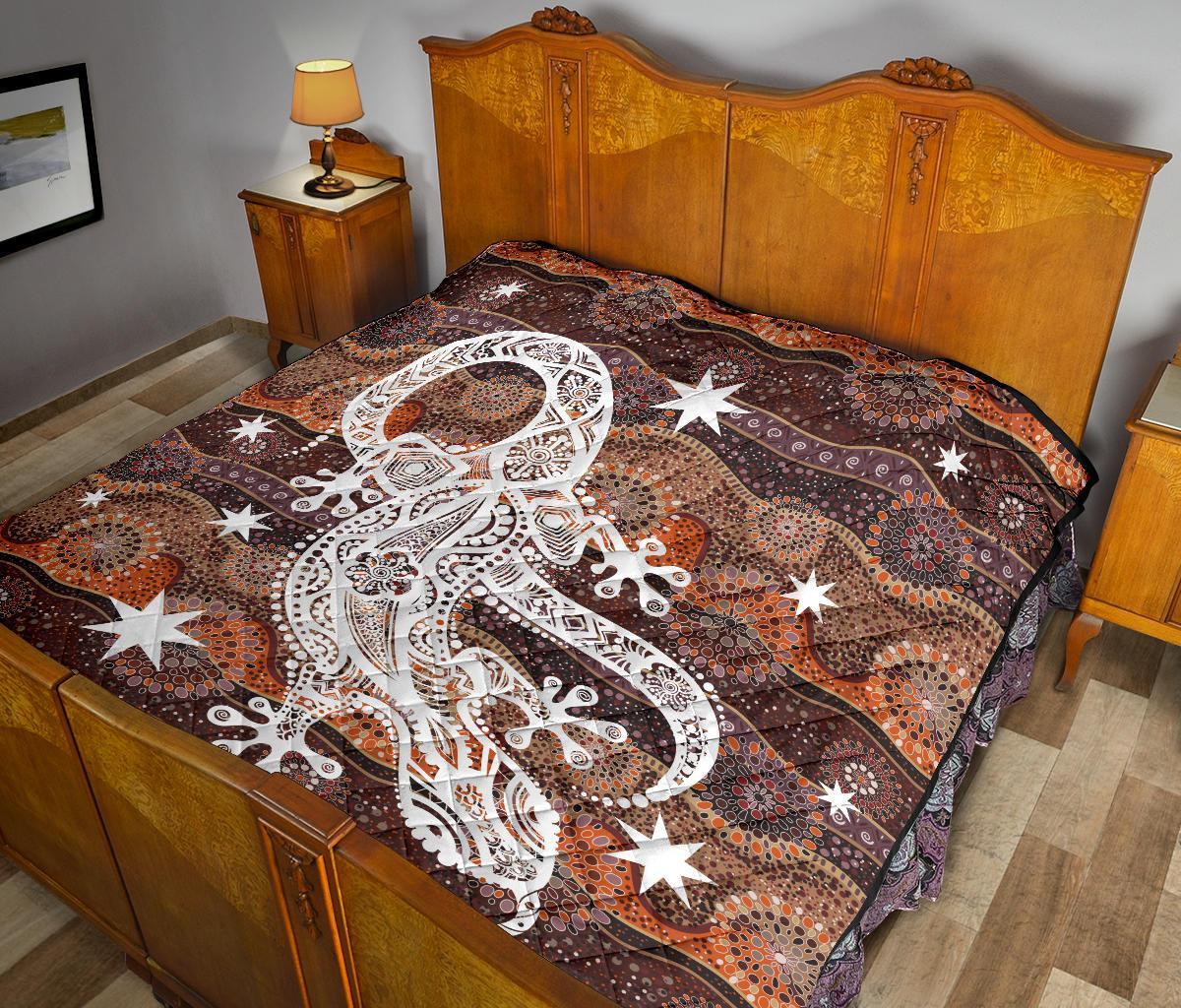 premium-quilts-lizard-coverlets-aboriginal-patterns