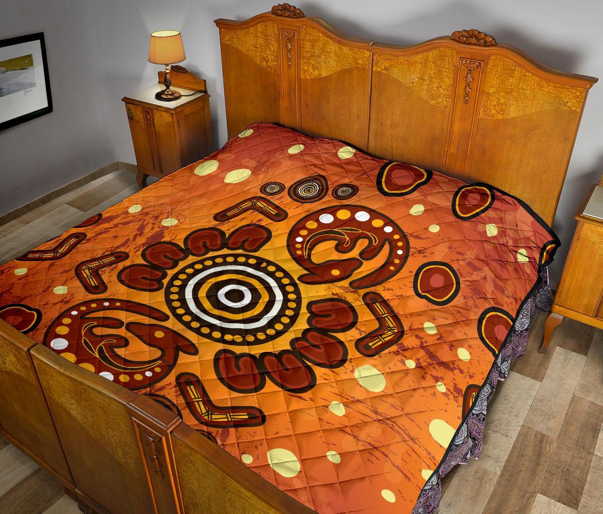 aboriginal-premium-quilt-baby-kangaroo-and-dot-painting-patterns