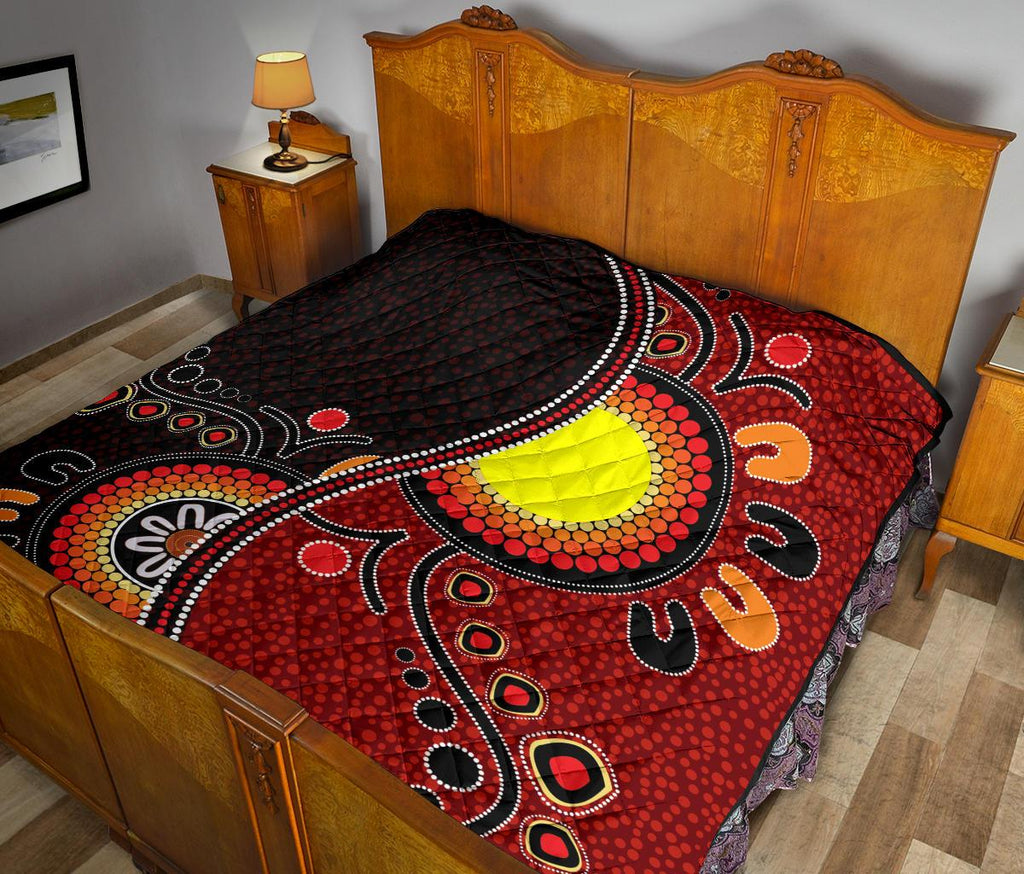 aboriginal-premium-quilt-australia-flag-dot-painting-art