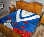 bulldogs-premium-quilt-poppy-flowers
