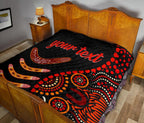 aboriginal-personalised-premium-quilt-aboriginal-boomerangs-with-dot-painting-pattern