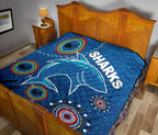 naidoc-sharks-premium-quilt-cronulla-aboriginal-style